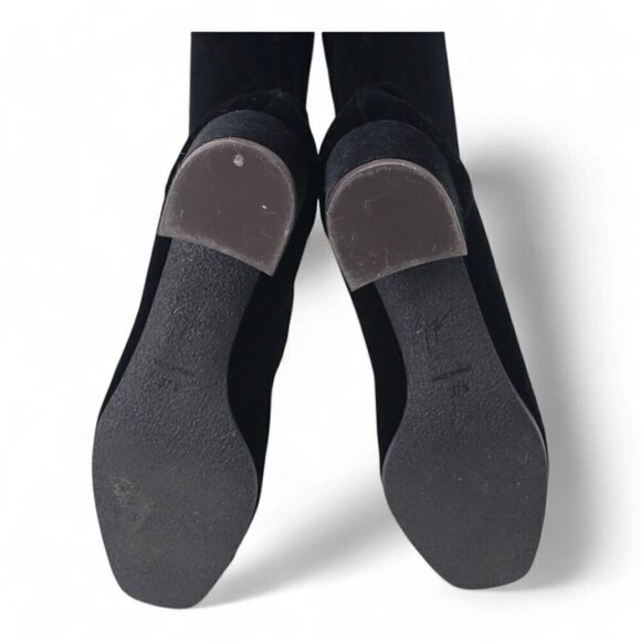 Giuseppe Zanotti Velvet Over the Knee Boots - Picture 9 of 9